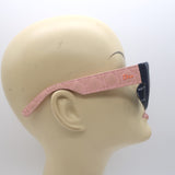 Christian Dior MyDior3R Cannage Quilted Oversize Sunglasses Navy & Pink