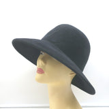 Roberto Cavalli Wide Brim Felt Hat Black Size Small