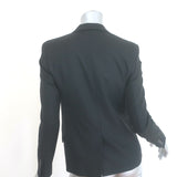 Saint Laurent Blazer Black Virgin Wool Size 36 Two-Button Jacket