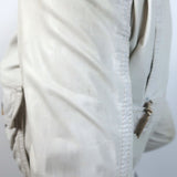 Gucci Leather Bomber Jacket Cream Size 40