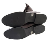 Stuart Weitzman Keelan City knee-high boots in slate gray suede, authentic pre-owned luxury, size 8