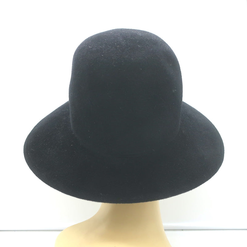 Roberto Cavalli Wide Brim Felt Hat Black Size Small