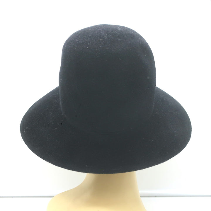 Roberto Cavalli Wide Brim Felt Hat Black Size Small