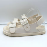 Gucci Isla Rubber Dad Sandals Off-White Size 39