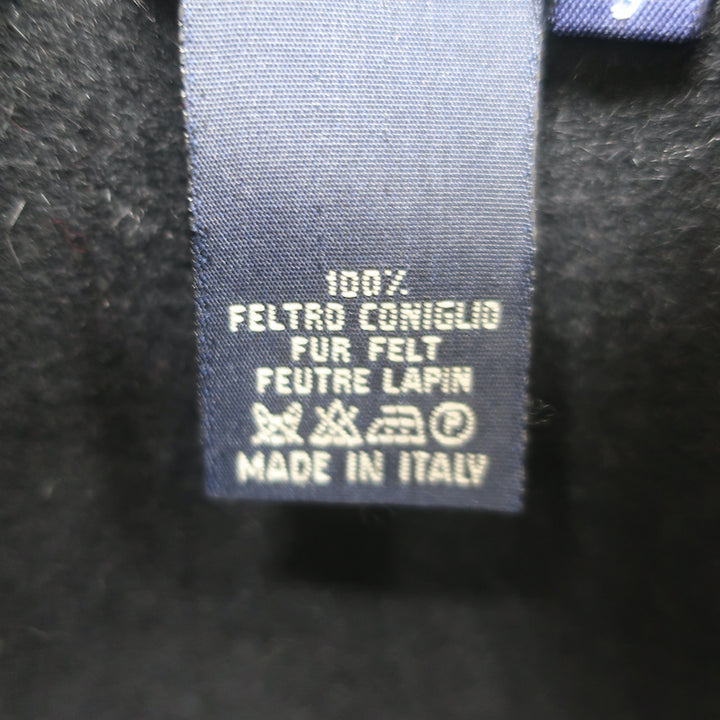 Roberto Cavalli Wide Brim Felt Hat Black Size Small