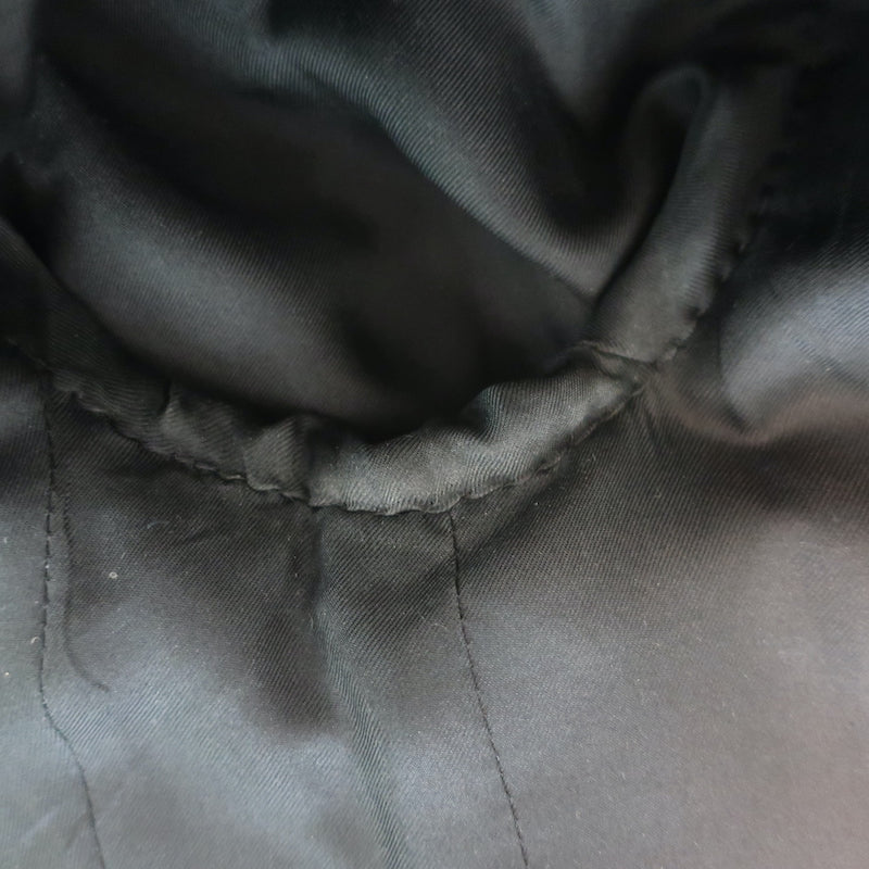 Saint Laurent Blazer Black Virgin Wool Size 36 Two-Button Jacket