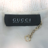 Gucci Leather Bomber Jacket Cream Size 40
