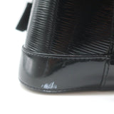 Louis Vuitton Epi Patent Leather Alma GM Bag Black