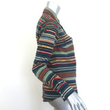 RRL Ralph Lauren Southwestern Jacquard Shirt Multicolor Striped Cotton Size 3