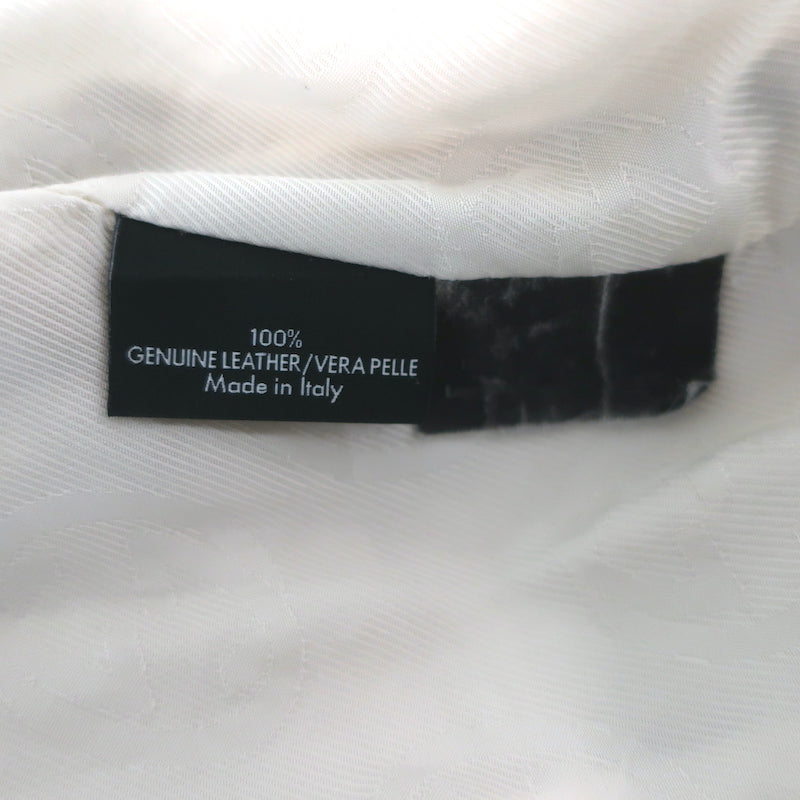 Gucci Leather Bomber Jacket Cream Size 40