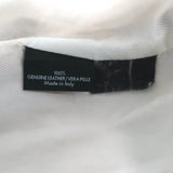 Gucci Leather Bomber Jacket Cream Size 40