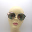 Christian Dior Eclat Mirrored Round Sunglasses Gray Marble