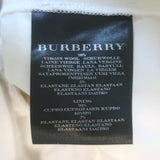 Burberry Satin-Trimmed Tuxedo Ivory Stretch Wool Size 38/40 Jacket & Pants Suit