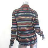 RRL Ralph Lauren Southwestern Jacquard Shirt Multicolor Striped Cotton Size 3