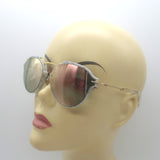 Christian Dior Eclat Mirrored Round Sunglasses Gray Marble