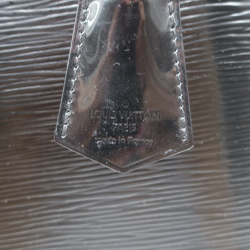 Louis Vuitton Epi Patent Leather Alma GM Bag Black