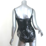 Zimmermann Illustration Lace Bodysuit Black Cotton-Blend Size 1