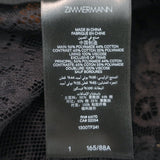 Zimmermann Illustration Lace Bodysuit Black Cotton-Blend Size 1