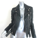 Saint Laurent L17 Leather Biker Jacket Black Size 40