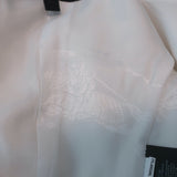 Burberry Satin-Trimmed Tuxedo Ivory Stretch Wool Size 38/40 Jacket & Pants Suit