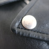 Saint Laurent L17 Leather Biker Jacket Black Size 40