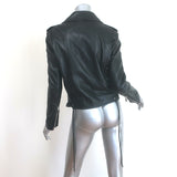 Saint Laurent L17 Leather Biker Jacket Black Size 40