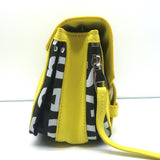 Proenza Schouler PS1 Zip-Around Mini Crossbody Bag Yellow Leather