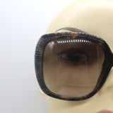 Christian Dior DiorTaffetas1 Oversized Sunglasses Brown Tortoise & Leather 2FFHA