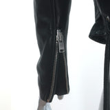 Saint Laurent L17 Leather Biker Jacket Black Size 40