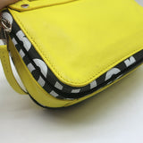 Proenza Schouler PS1 Zip-Around Mini Crossbody Bag Yellow Leather