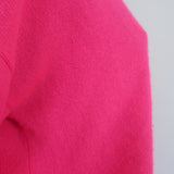 27 Miles Cashmere Sweater Neon Pink Size Small V-Neck Pullover