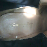 Gianvito Rossi Buckled Ankle Boots Black Leather & Mesh Size 38.5