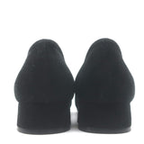 Gucci GG Marmont Fringed Loafers Black Suede Size 37