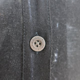 Samantha Sung Shirtdress Black Printed Wool Jersey Size 6 Long Sleeve Dress