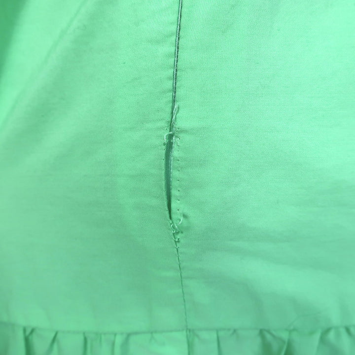 Emporio Sirenuse Colette Tiered Halter Maxi Dress Mint Cotton Poplin Size 38