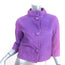 Christian Dior Ostrich Cropped Jacket Purple Size US 6
