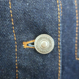 Christian Dior Open-Sleeve Jean Jacket Indigo Denim Size US 4