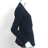 Veronica Beard Miller Dickey Jacket Navy Size 00 Double Breasted Blazer