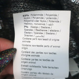 Philosophy di Lorenzo Serafini Sequin Puff Sleeve Top Silver Size US 6