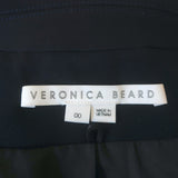 Veronica Beard Miller Dickey Jacket Navy Size 00 Double Breasted Blazer