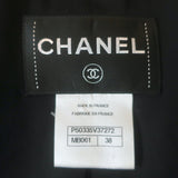 Chanel 2014 Supermarket Metallic Tweed Jacket Black/Multi Wool-Blend Size 38