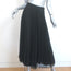 ANINE BING Pleated Midi Skirt Lovisa Black Metallic Size Small