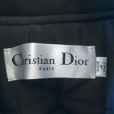 Christian Dior Oblique Bomber Jacket Navy Technical Taffeta Jacquard Size 40