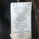 Pringle of Scotland Cashmere Sweater Brown Metallic-Striped Knit Size Small