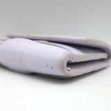 Bottega Veneta Cassette Tri-Fold Wallet Light Lavender Leather