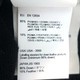 Moncler Maglia Tricot Alla Coreana Padded Zip-Up Cardigan Navy Cotton Size Large