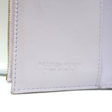 Bottega Veneta Cassette Tri-Fold Wallet Light Lavender Leather