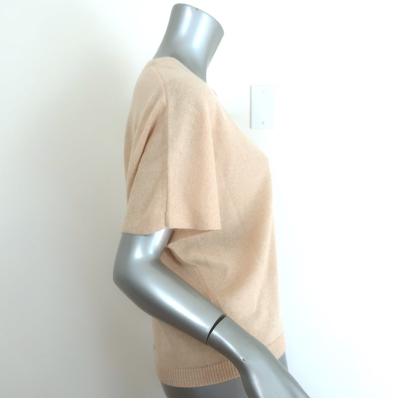Brochu Walker Ophi Cashmere V-Neck Sweater Buff Size Extra Small NEW