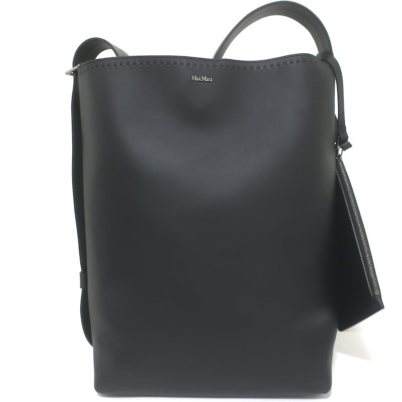 Max Mara Archetipo Medium Hobo Bag Black Leather
