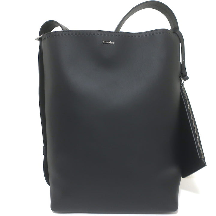 Max Mara Archetipo Medium Hobo Bag Black Leather
